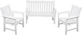 Stoog 3 Pieces All-Weather Patio Furniture Set, Include 2 Outdoor Chairs and 1 by Stoog