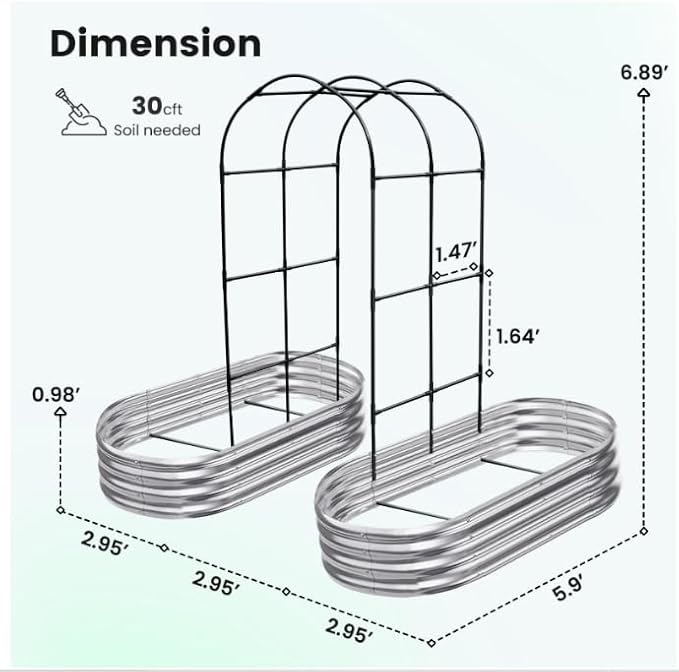 KING BIRD Raised Garden Bed - Image 6
