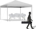 10x10 ft Pop Up Canopy Tent, Easy Up Instant Outdoor Canopy, Straight Legs by SAILARYPatioFurniture