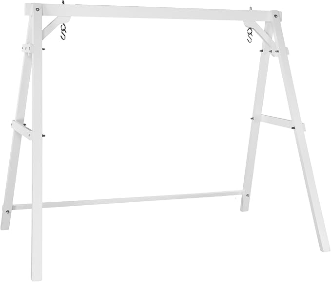 VINGLI Heavy Duty 660 LBS Wooden Swing Frame by VINGLI