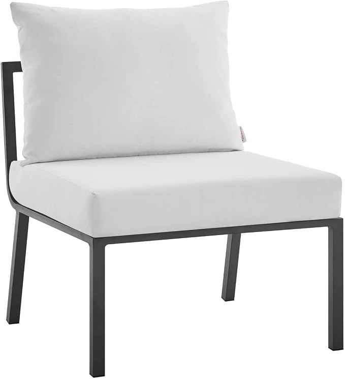 Modway Riverside Outdoor Patio Aluminum Sectional Set - Image 8