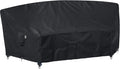 Curved Patio Furniture Cover for Outdoor Sectional Sofa, Lawn Outside Garden by Flexiyard