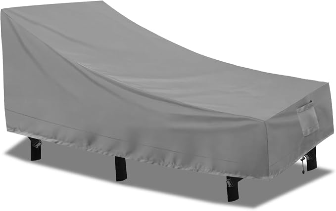 PureFit Outdoor Chaise Lounge Cover, Lounge Chair Covers Waterproof Patio by PureFit