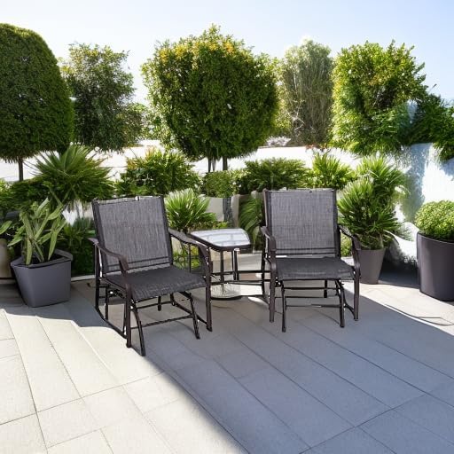 Outsunny Outdoor Glider Chairs - Image 6
