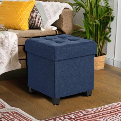SONGMICS Storage Ottoman, Small Ottoman Foot Rest - Image 6