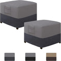 Easy-Going Outdoor Ottoman Cover, Waterproof Heavy Duty Patio Furniture Cover by Easy-Going