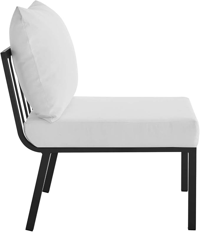 Modway Riverside Outdoor Patio Aluminum Sectional Set, 85. 5" L x 85. 5" W x - Image 10