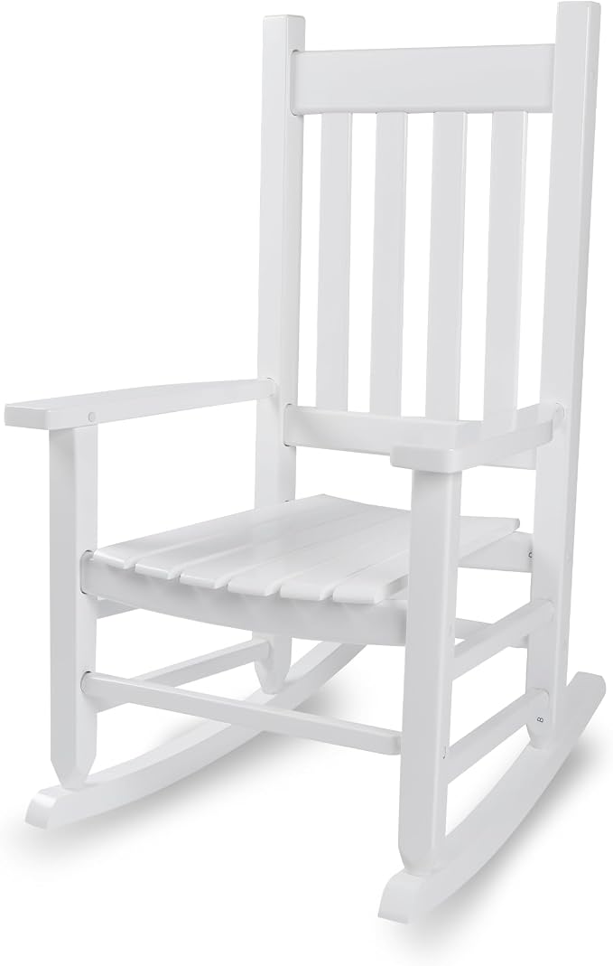 Kids Rocking Chair for Toddlers and Children Comfy Recliner Wooden Rocker for by Hngilkoo