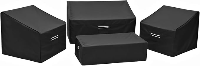 loriano Patio Furniture Covers, 4 Piece Outdoor Furniture Cover Waterproof by Loriano
