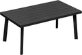 Patio Coffee Table, Never-Rust Aluminum Outdoor Coffee Table by SeeHill