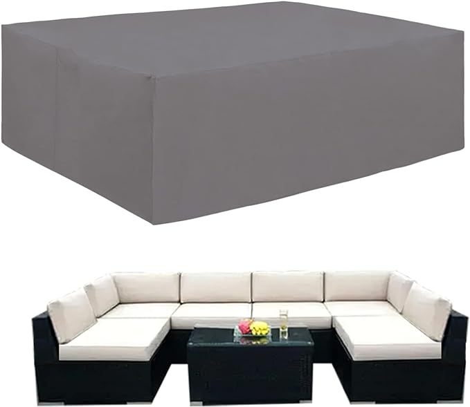 Easy-Going 600D Heavy Duty Patio Furniture Cover, Outdoor Rectangular Table and by Easy-Going