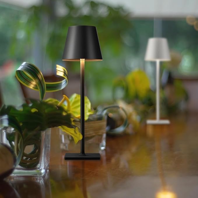 KDG 2 Pack Cordless Table Lamp, RGB Color Stepless Dimming Up, 4000mAh Battery - Image 8