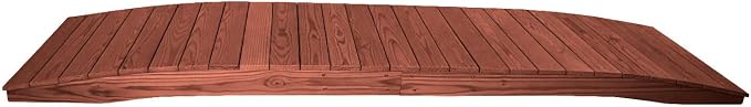12 FT MAHOGANY Amish Made Pinewood Heavy Duty Garden Bridge by Unknown