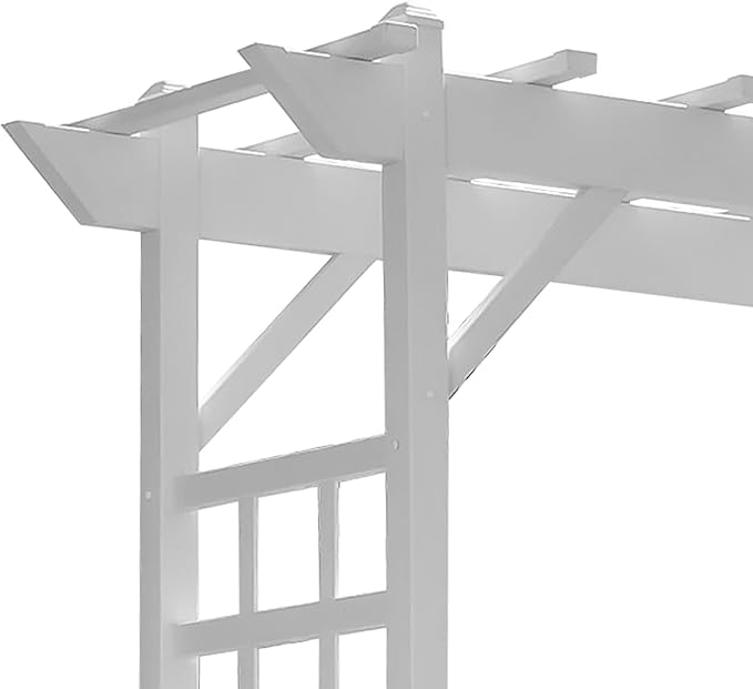 Dura-Trel Providence Arbor, Vinyl Garden Archway - Image 7