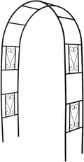 Iron Pergola Arbor Practical, Garden Arbor Arch, Metal Trellis Archway by Flohover