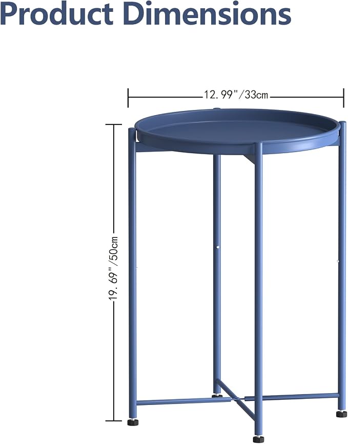 Garden 4 you Small Side Table, Modern Nightstand - Image 3