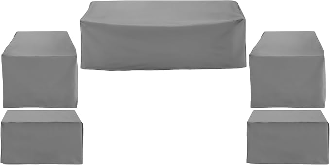 Crosley Furniture Patio Furniture Covers, Waterproof 5-Piece Cover Set - Image 2