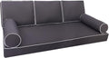 Outdoor Twin daybed Cover, for Outside Patio Porch Swing Chair Mattress Bolster by FSJITF