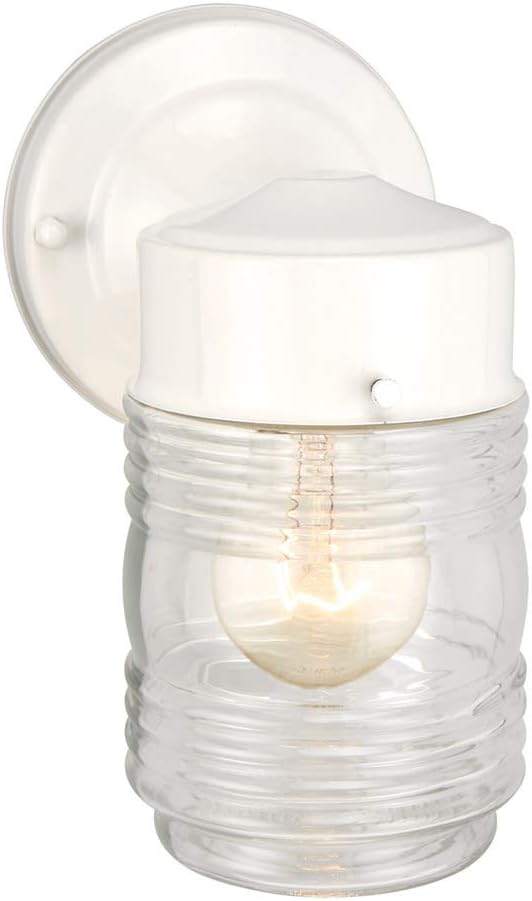 Design House Jelly Jar 1-Light Outdoor Wall Light - Image 3