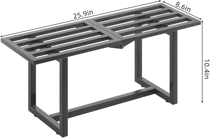 Modern Outdoor Plant Stand for Indoor Corner, Foldable Metal Plant Display - Image 3