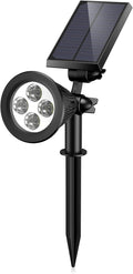 AMIR Solar Spotlights Outdoor Upgraded, Waterproof 1 Pack Security Landscape by AMIR