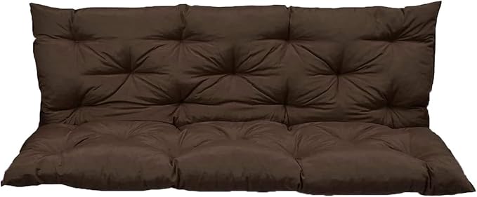 Outside Benches Cushion with Backrest, Thicken Waterproof Swing Cushions 2/3 by Unknown
