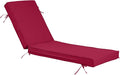 Outdoor Chaise Lounge Cushions, 4 Inch Thick Waterproof Fade Resistant Patio by SXIORMHJ