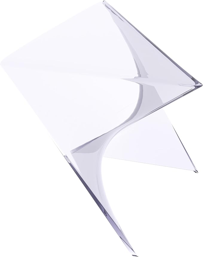 LeisureMod 15.75" Clear Stackable Plastic Side Table - Image 9