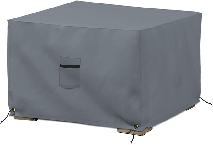 Covers & All Outdoor Ottoman Slipcover, 12 Oz PVC Polyester, Waterproof Ottoman by CoversAll