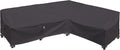 Heavy Duty Outdoor Sectional Sofa Cover, L-Shaped Lawn Patio Couch Cover by Flexiyard