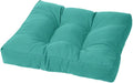 Cushion Source Tufted Ottoman Cushions, Sunbrella Aruba by CushionSource