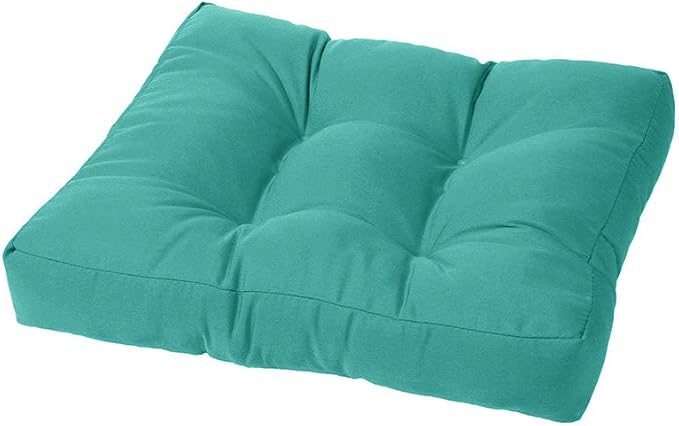 Cushion Source Tufted Ottoman Cushions, Sunbrella Aruba by CushionSource