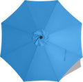 MASTERCANOPY Patio Umbrella 9 ft Replacement Canopy by MASTERCANOPY