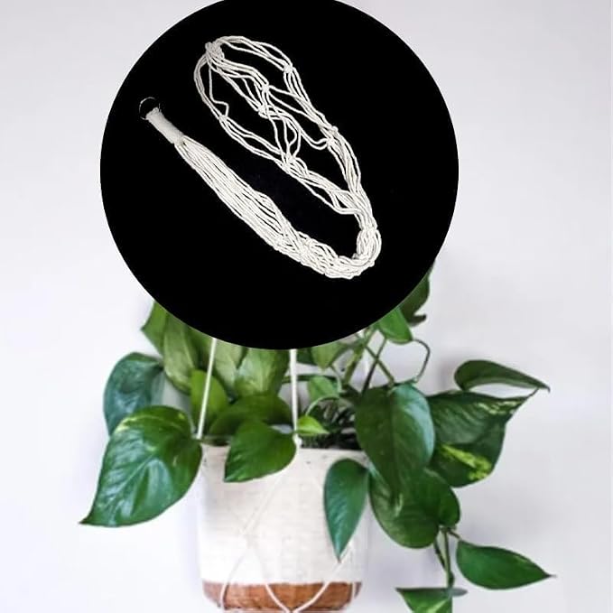 Macrame Plant Hangers 3 Pack, Hanging Plant Holders - Image 5