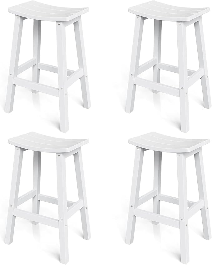Stoog Weatherproof Bar Stools Set of 4, by Stoog