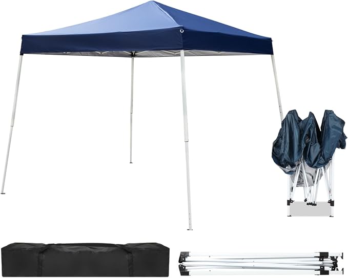 Outvita Canopy 7.8x7.8' Pop Up Commercial Instant Gazebo Tent, Waterproof & UV by Outvita