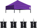 Eurmax USA Pop Up Canopy Replacement Canopy Tent Top Cover, Instant Canopy Top by Eurmax