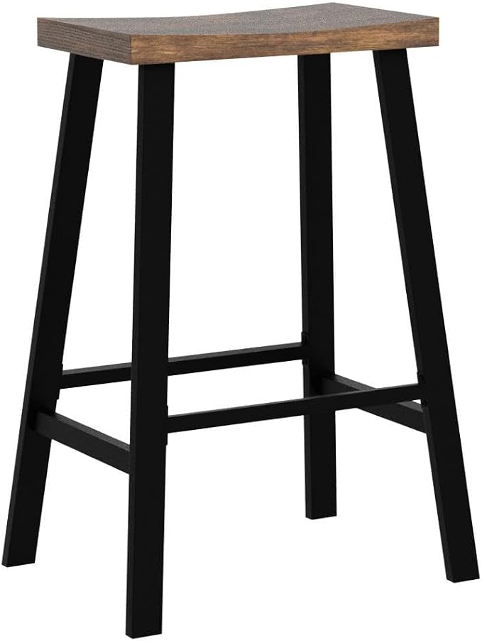 VASAGLE Bar Stools Set of 2, Counter Height Stools, Bar Chairs - Image 5