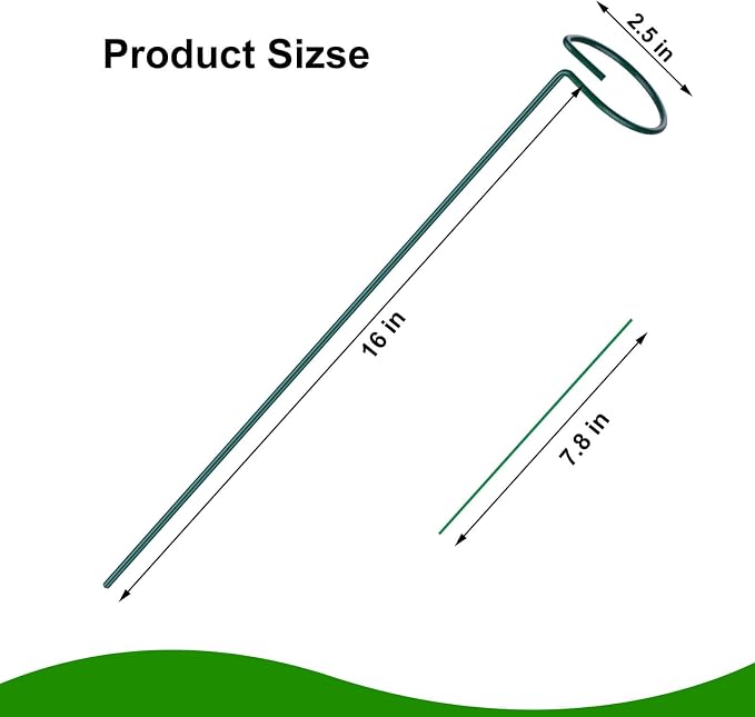 6PCS Single Stem Plant Support Stakes, 16 Inch Monstera Plant Support - Image 2