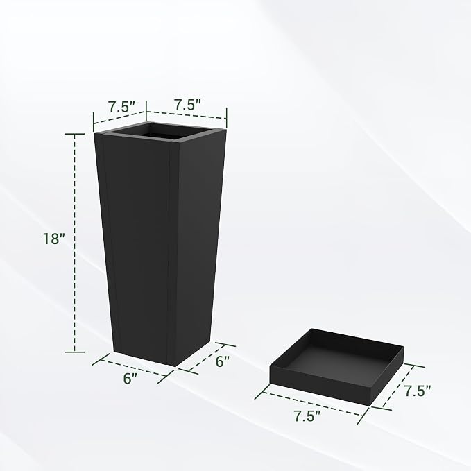 Tall Planters 18" H - Image 2