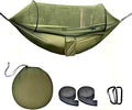 Camping Hammock with Mosquito Net, Lightweight Portable Double & Single Hammock by WELCOMETOFIRINER