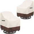 Outdoor Swivel Chair Covers Waterproof 2 Pack, Outdoor Chair Covers Patio by UNARK