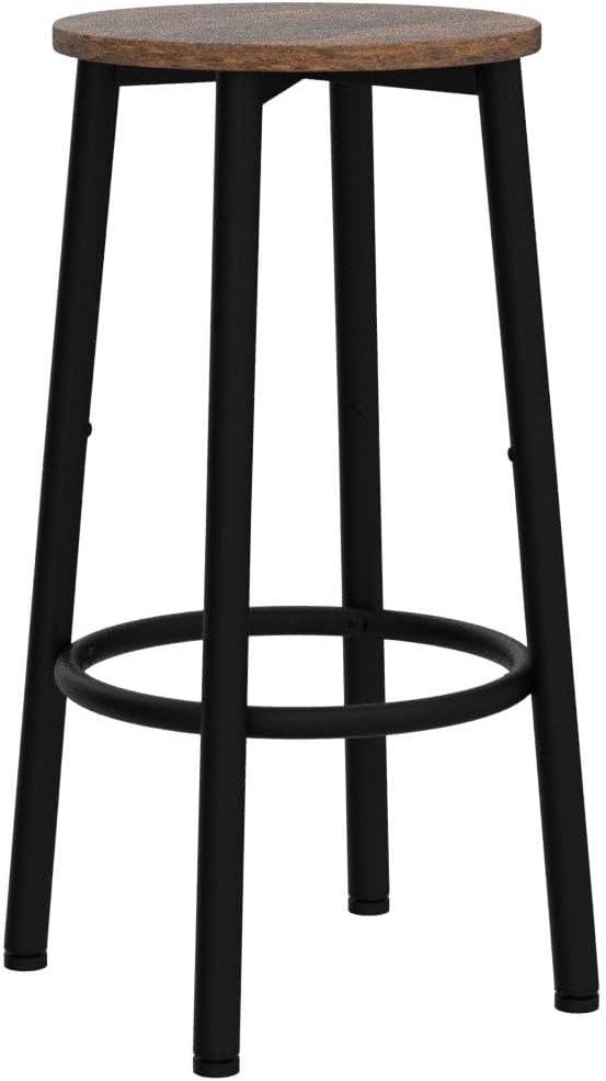 HOOBRO Bar Stools, Kitchen Round Height Stools - Image 4