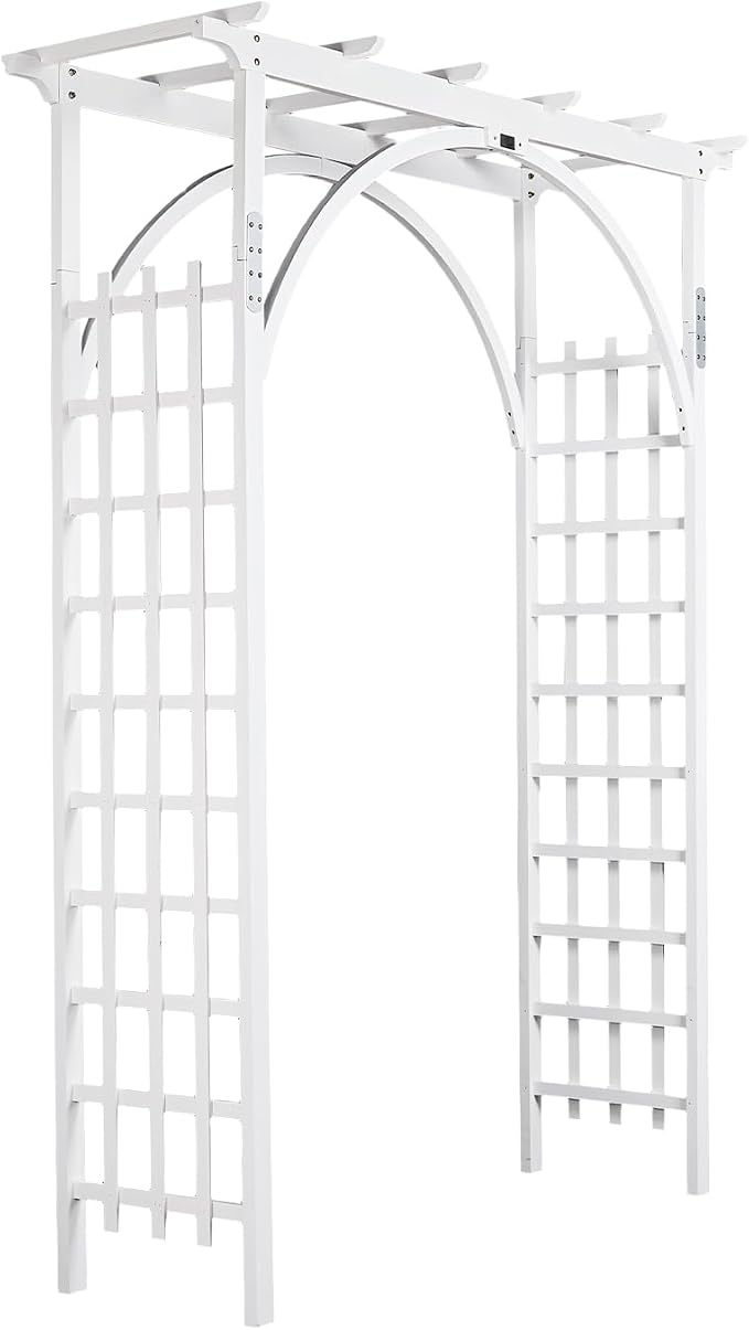 VINGLI 85in Wooden Arbor, Wedding Arch by VINGLI