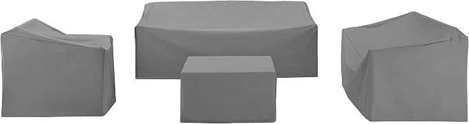 Crosley Furniture Patio Furniture Covers, Waterproof 4-Piece Cover Set - Image 2