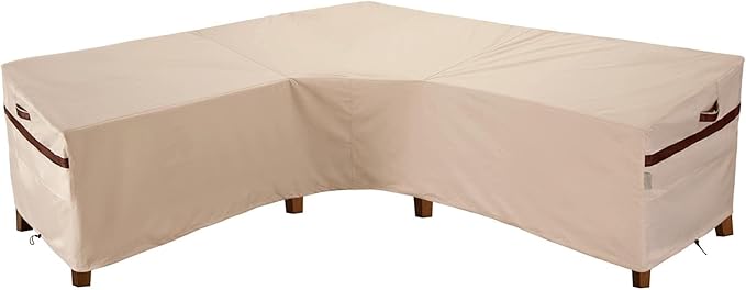 Patio V-Shaped Sectional Lounge Set Cover Waterproof 90''W x 90''L x 33.5''D x by PATIOASIS