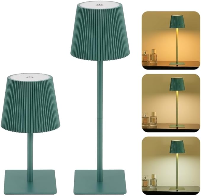 LUTEC 4 Pack Cordless Table Lamp, 6000mAh Rechargeable Battery Operated Desk - Image 8