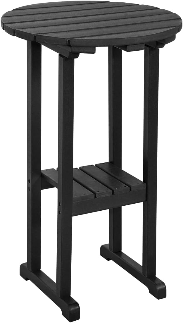 Sundale Outdoor 39 Inches Height Adirondack Bar Table, Patio HDPE Pub Height by SundaleOutdoor