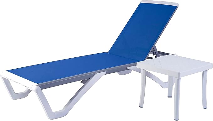 Kozyard Outdoor Chaise Lounge Chair, Full Flat Adjustable Patio Lounger - Image 8