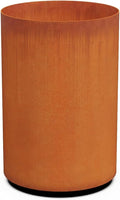 Plantercraft Corten Steel Planters | 24" High Large Round Planters by Plantercraft
